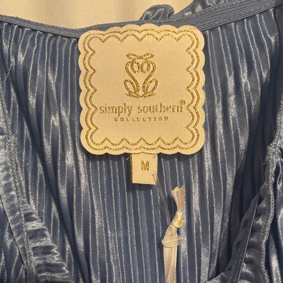 Simply Southern Navy Ruffled Mini Dress - Picture 2 of 2